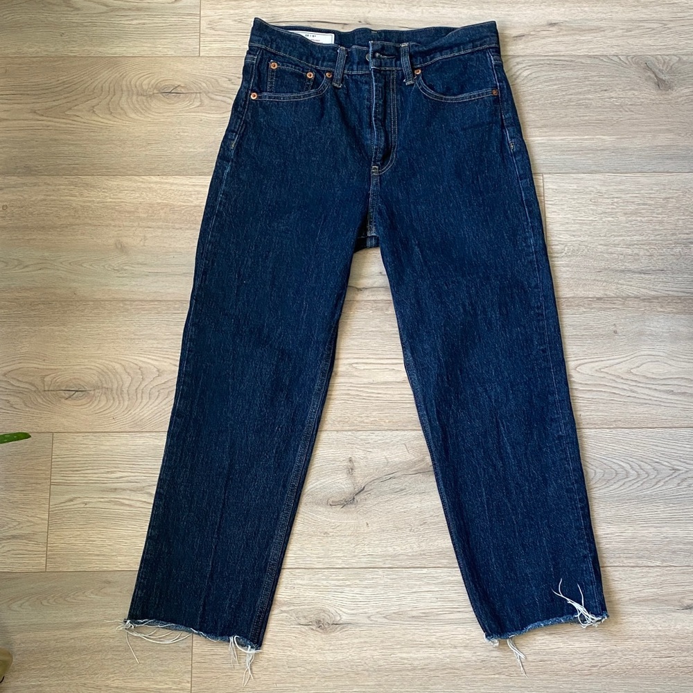 GAP Women's Sky High Straight Jeans LIKE NEW